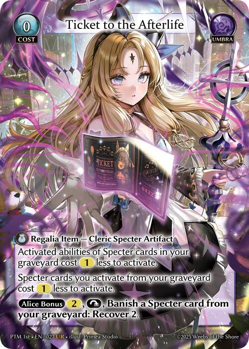 Ticket to the Afterlife - Phantom Monarchs - Grand Archive TCG