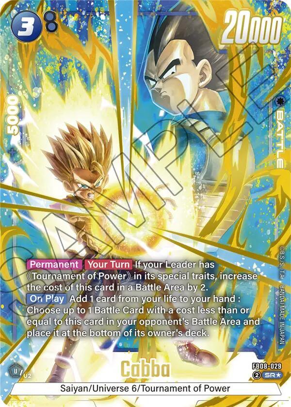 Cabba - FB08-029 (Alternate Art) - Saiyan's Pride - Dragon Ball