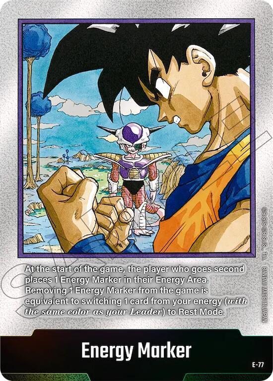 Energy Marker (E-77) - Fusion World Energy Markers - Dragon Ball