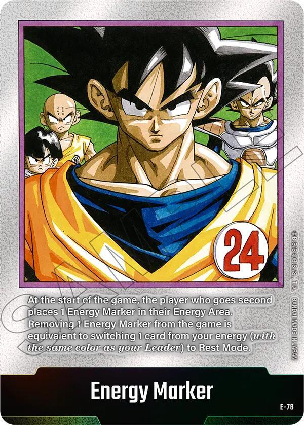 Energy Marker (E-78) - Fusion World Energy Markers - Dragon Ball