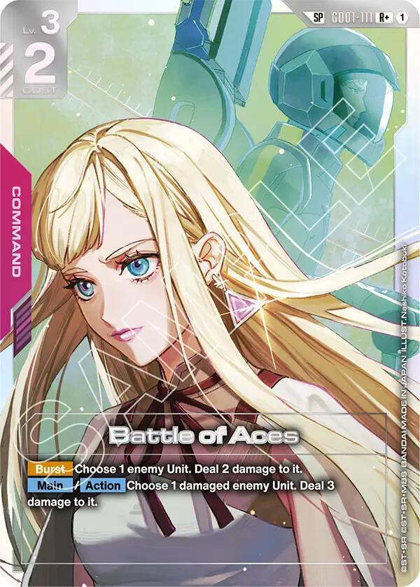 Battle of Aces (SP) (R+) - Steel Requiem - Gundam Card Game
