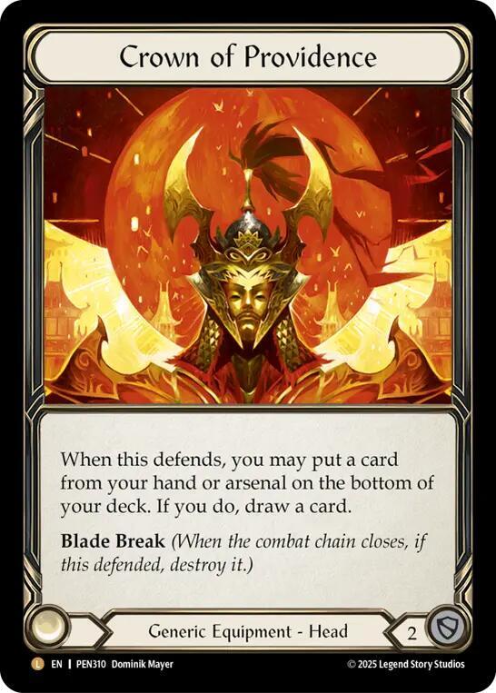 Crown of Providence - Compendium of Rathe - Flesh and Blood TCG