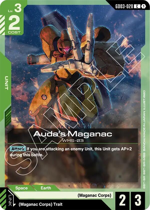 Auda's Maganac - Steel Requiem - Gundam Card Game - TCGplayer.com