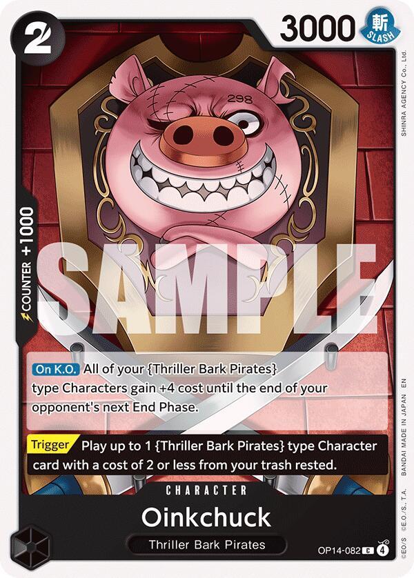 Oinkchuck - The Azure Sea's Seven - One Piece Card Game