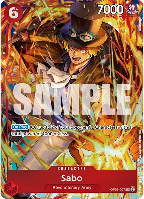 Sabo (Illustration Box Vol.5) - One Piece Promotion Cards - One
