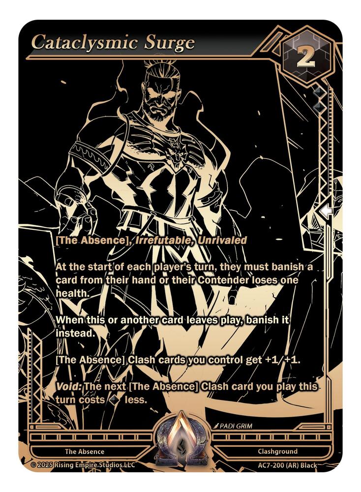 Cataclysmic Surge (Alpha Rare) - Ancient Alphas - Alpha Clash