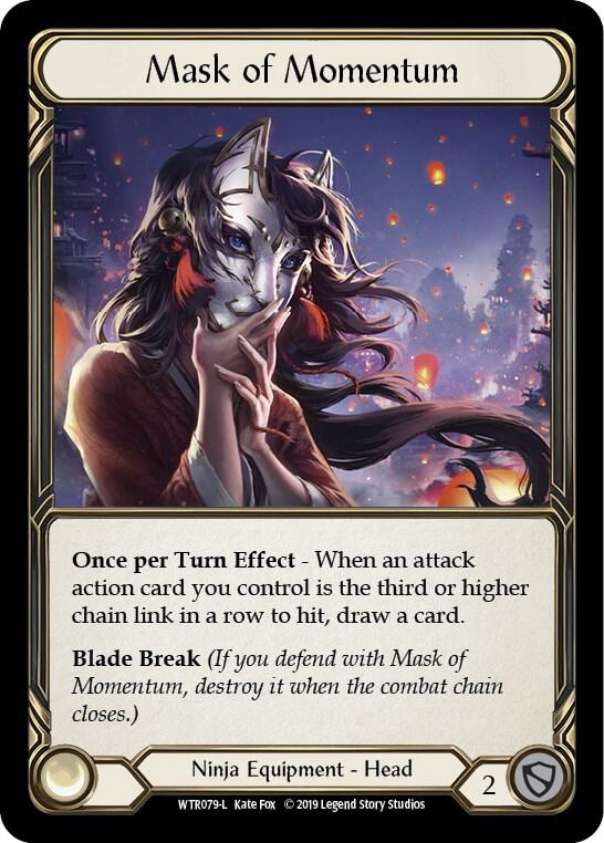 Mask of Momentum - Welcome to Rathe - Flesh and Blood TCG