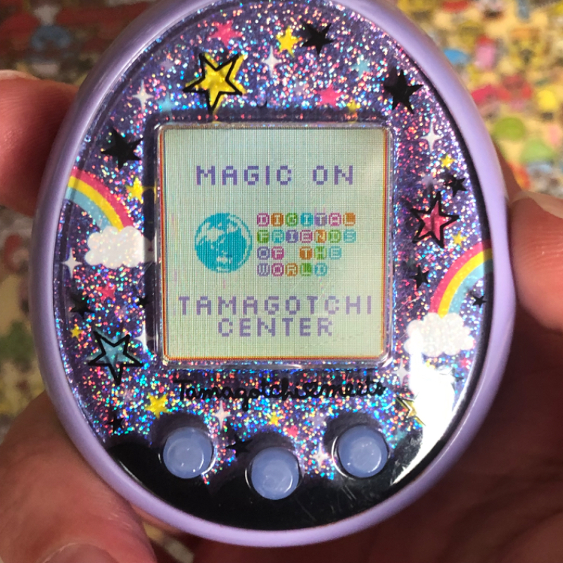 4-in-1 mod] [In Box] Purple Tamagotchi Meets/ON: Magic ON + Wonder