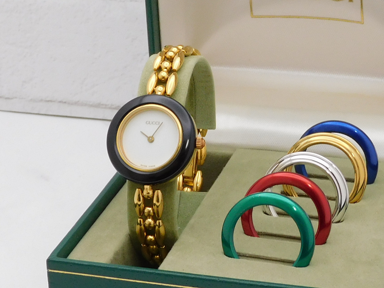 GUCCI グッチ チェンジベゼル 11色 動作未確認✨ グッチ チェンジ