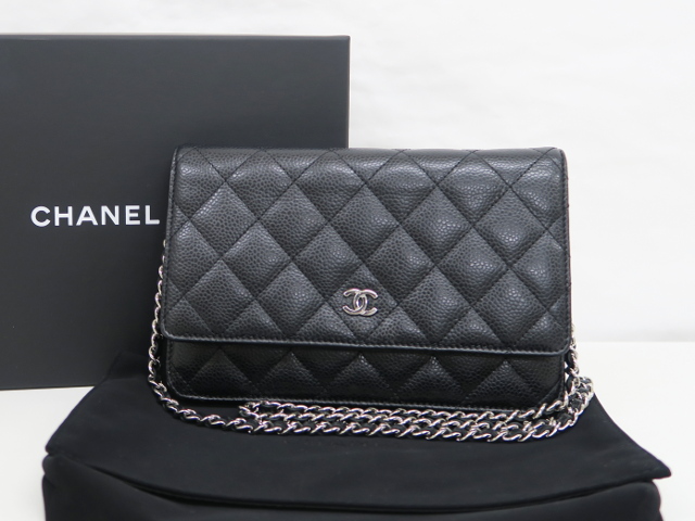 シャネル キャビアスキン マトラッセ チェーンウォレット の買取実績