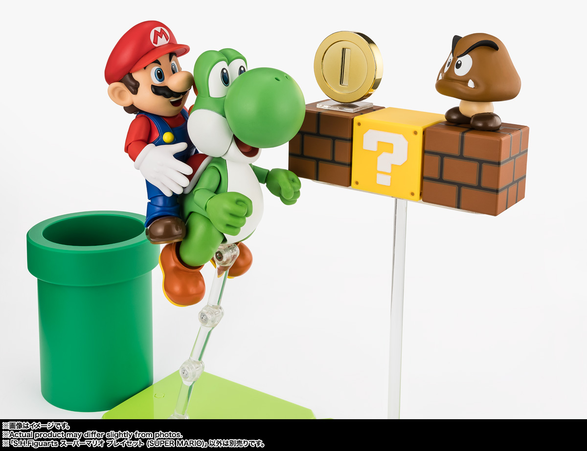S.H.Figuarts SUPER MARIO PLAYSET (SUPER MARIO) | TAMASHII WEB