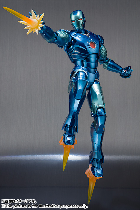 S.H.Figuarts アイアンマン マーク3 -ブルーステルスカラー- | 魂ウェブ