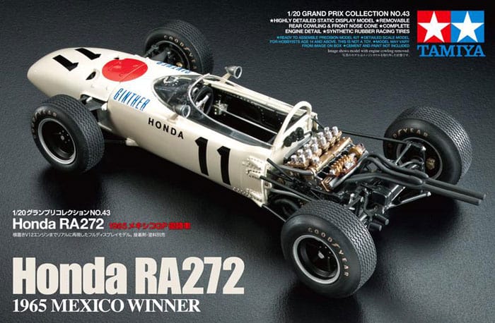 Tamiya 20043 1/12 Honda F1 RA272 1965 Mexico Winner - 田宮模型香港