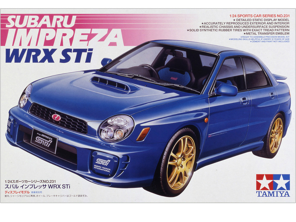 1/24 スバル インプレッサ WRX STi: スケールモデル｜TAMIYA SHOP