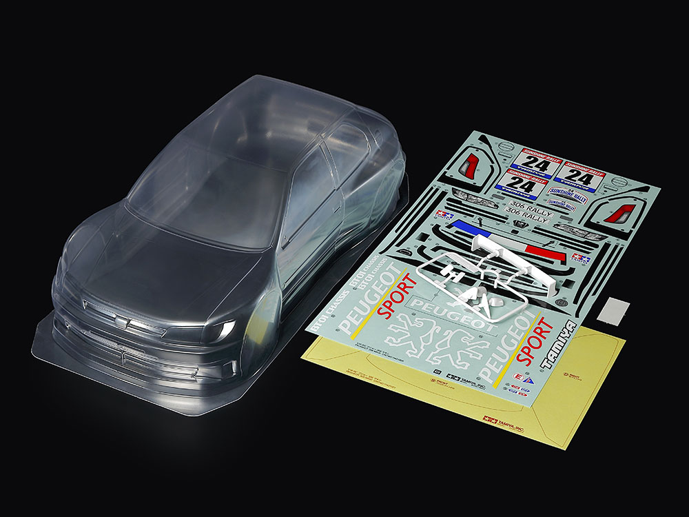 SP.1753 1/10RC プジョー 306 マキシ スペアボディセット: RCモデル
