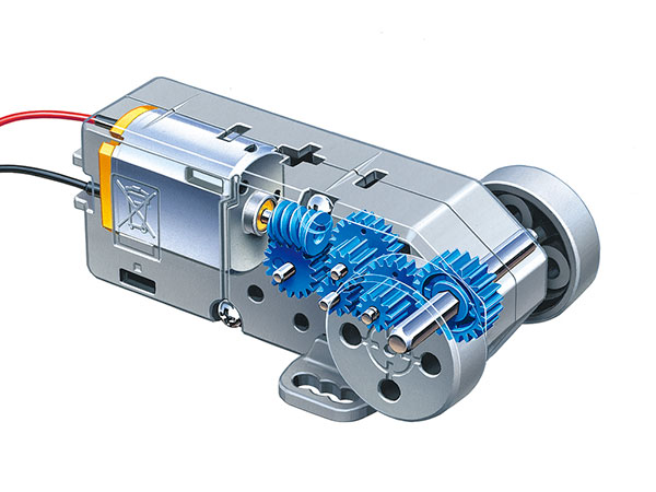 ミニモーター薄型ギヤボックス(2速): 工作＆クラフト｜TAMIYA SHOP