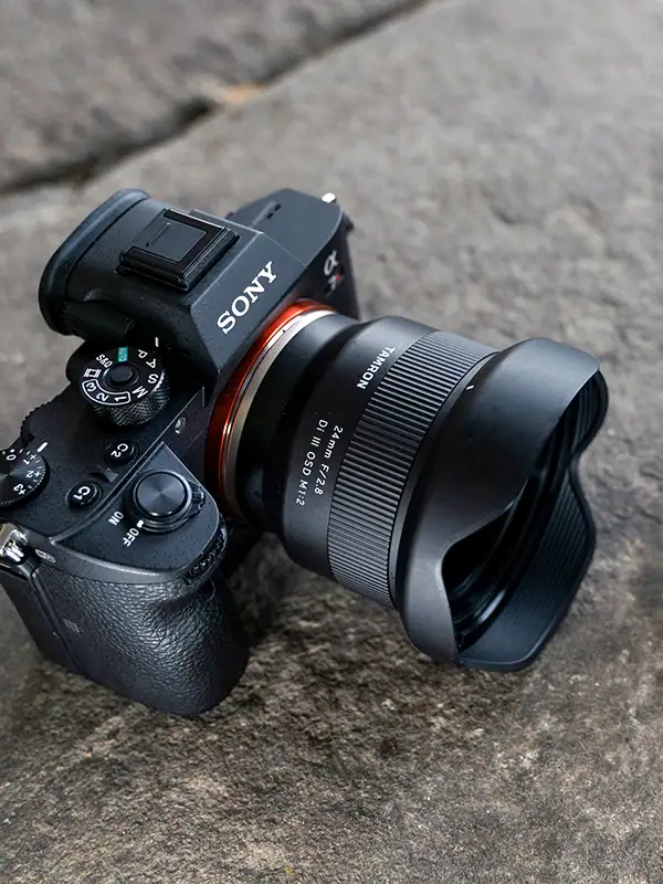 24mm Wide-Angle Lens for Sony E-Mount Mirrorless Cameras