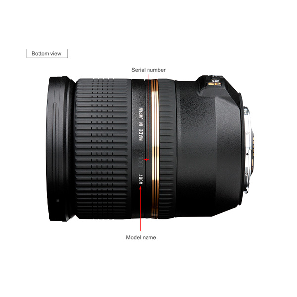 SP 24-70mm F/2.8 Di VC USD (Model A007) - Tamron India