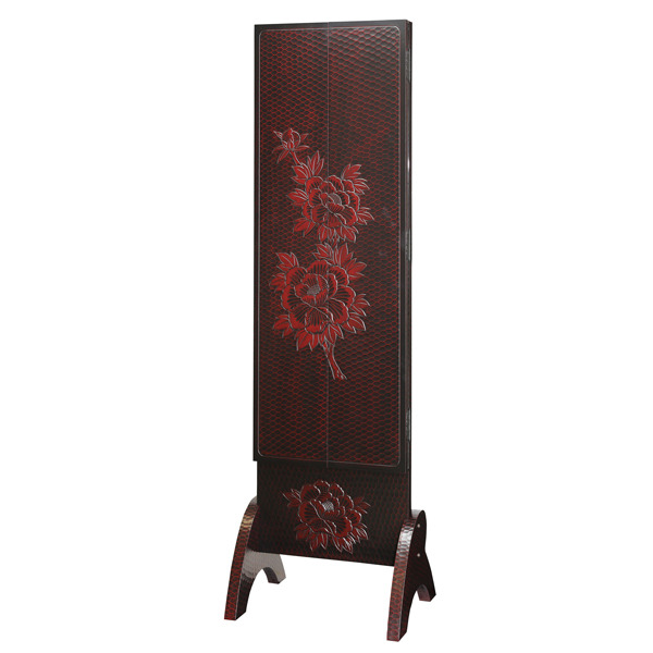 17姿見半三面鏡 鎌倉彫MK5889 - 鏡台・ドレッサーの専門店 大川の田中