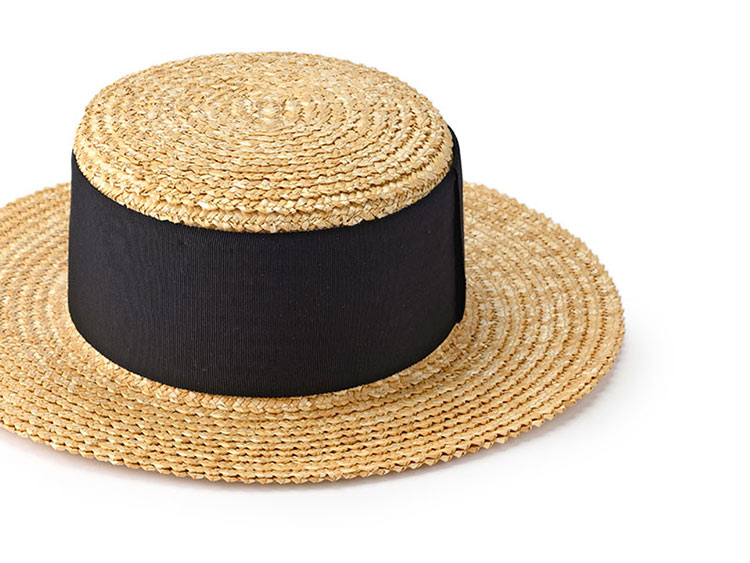 田中帽子店Berka （ベルカ） 鬼麦・シングル長つばカンカン帽 婦人用