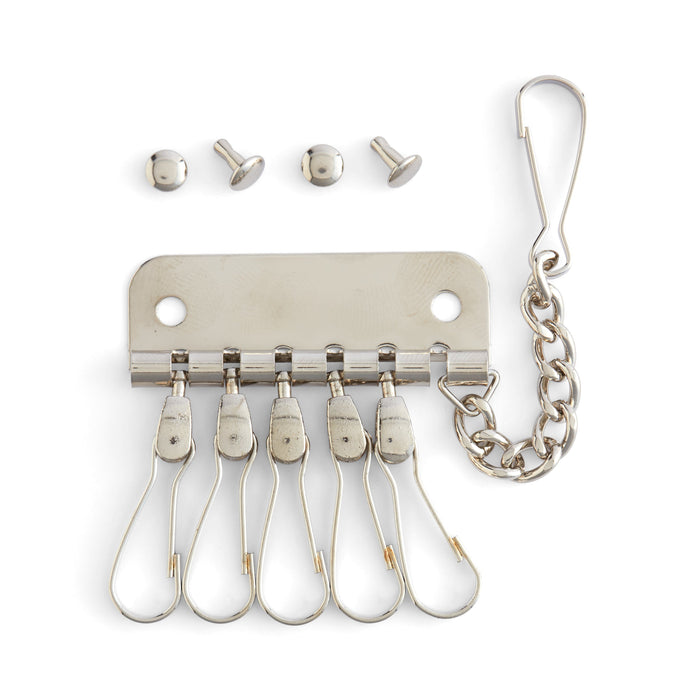 6 Hook Key Organizer Plate with Chain — Tandy Leather, Inc.