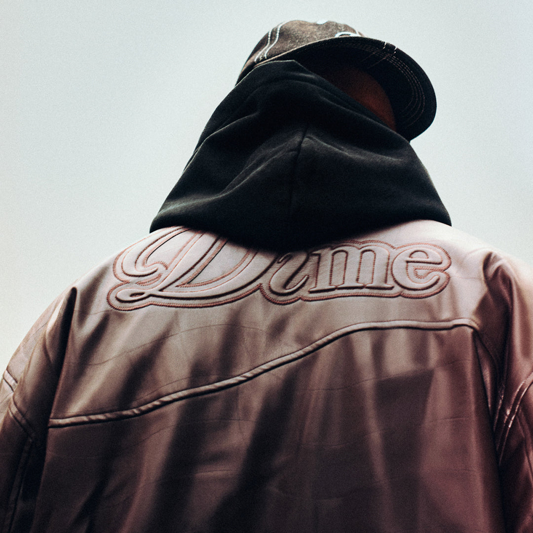 DIME MTL（ダイム モントリオール）| DEBOSSED WAVY JACKET / BROWN