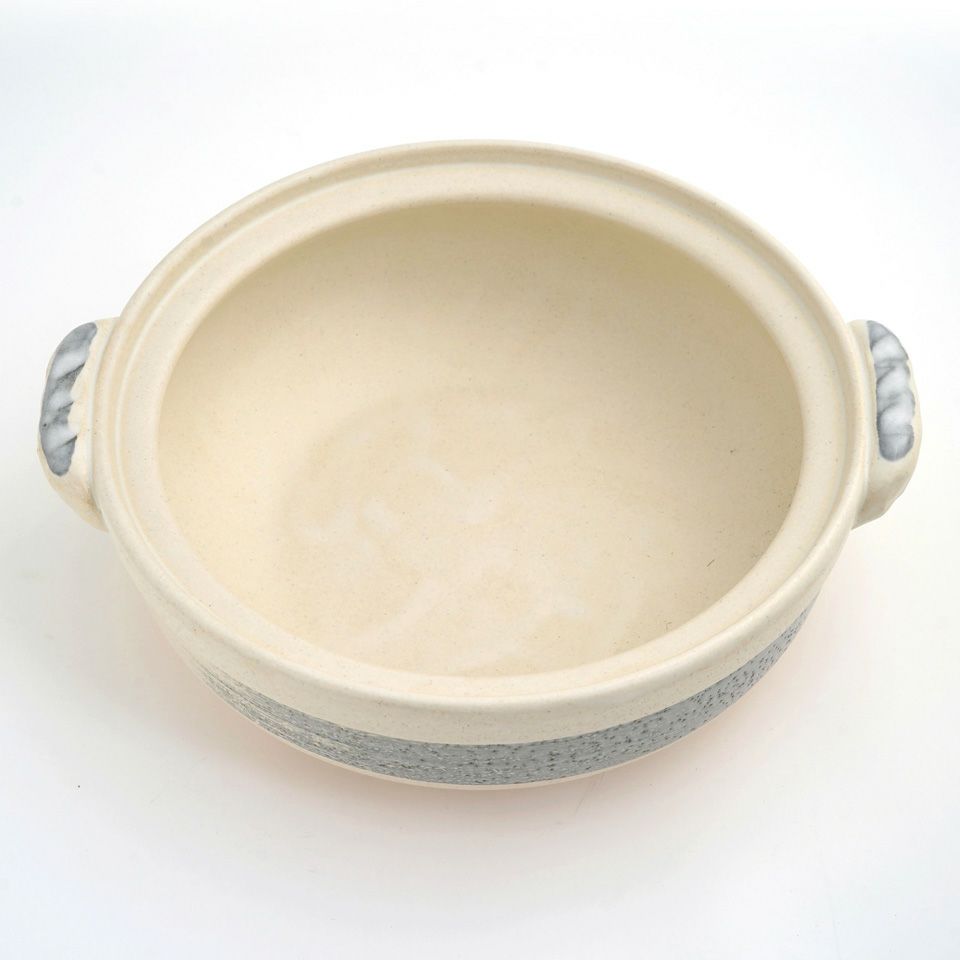 萬古焼（三重県） 【萬古焼】白雪雀 9号（直火のみ）〈1個〉 |皿や鉢