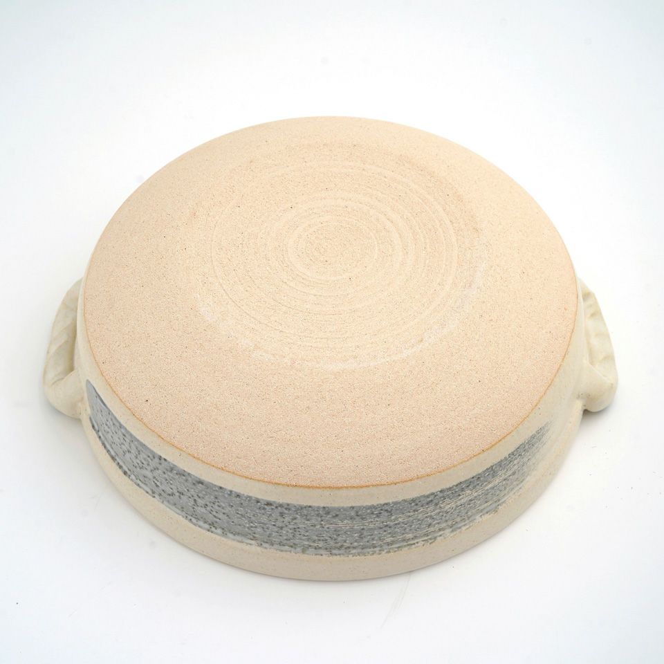 萬古焼（三重県） 【萬古焼】白雪雀 9号（直火のみ）〈1個〉 |皿や鉢