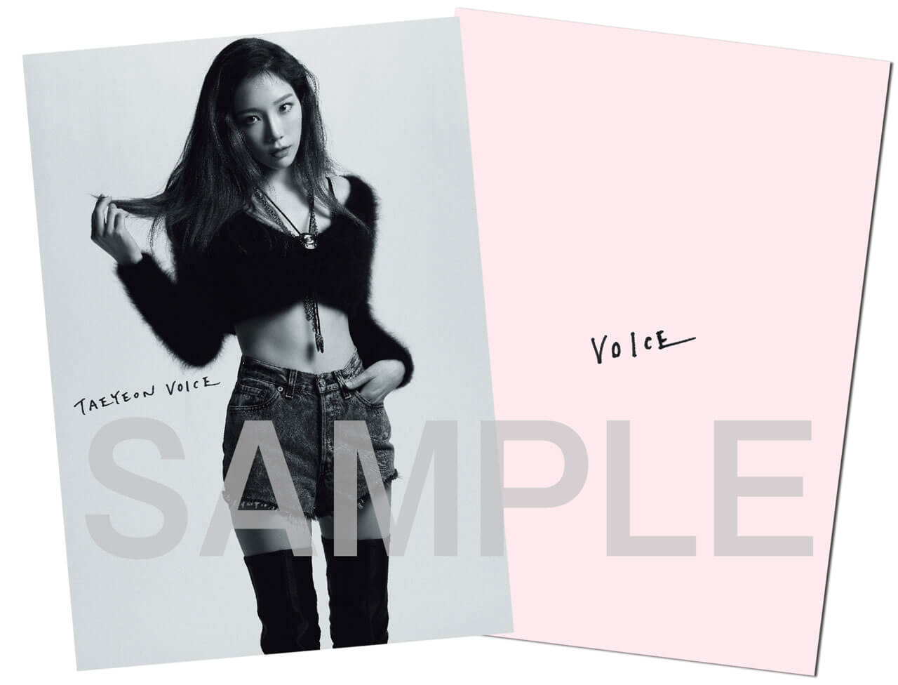 テヨン「VOICE」予約購入特典のビジュアル公開！ | TAEYEON JAPAN