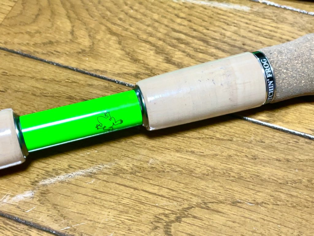 パックロッド探訪、ブラックレーベルトラベルネオンリミテッドフロッグ