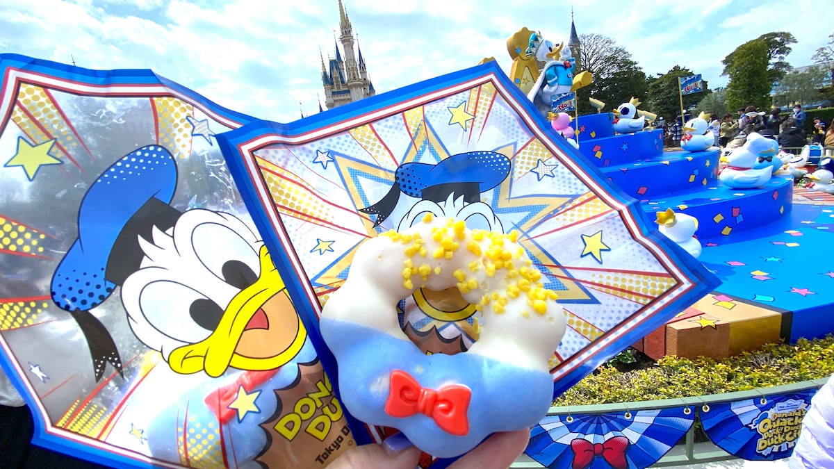 東京ディズニーランド【ドナルドすぎるドーナツが可愛すぎる】チョコが