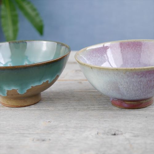 上野焼/庚申窯/茶碗/辰砂/Φ12.5X H5.8 - テーブルライフストア