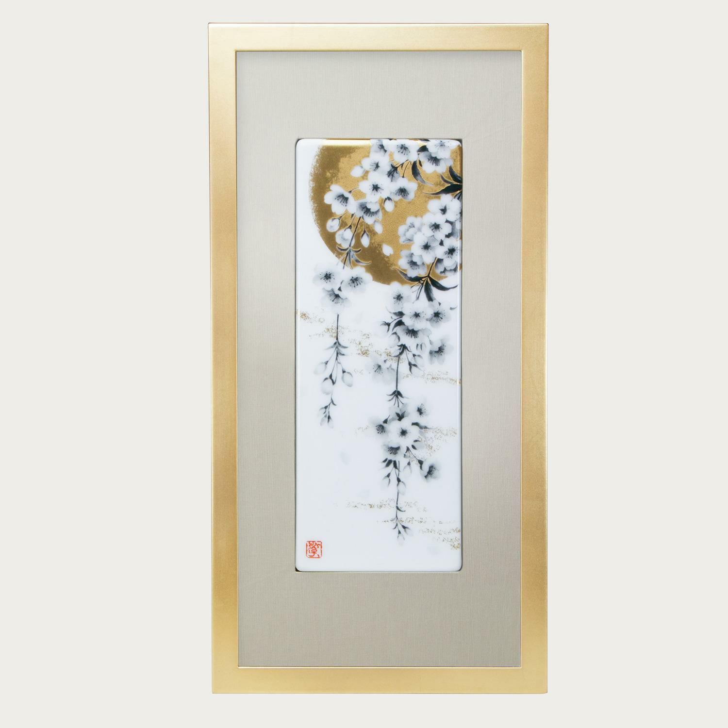 大倉陶園］陶額 “桜と富士” | ノリタケ食器公式オンラインショップ