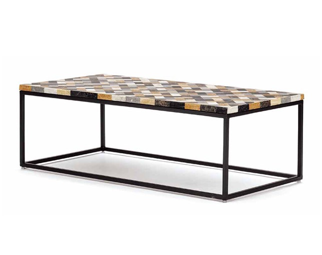 STONE MOSAIC LOW TABLE(ストーン モザイク ロー テーブル)/RESTAURER