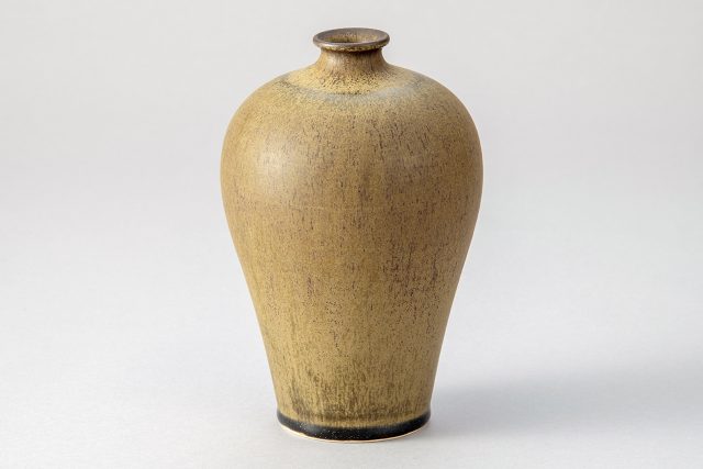 窯変黒釉梅瓶花器 | 工芸都市高岡クラフトコンペティション