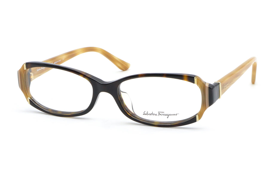 Ferragamo(フェラガモ) SF 2717A-214ブラウン(53) – 武田メガネ