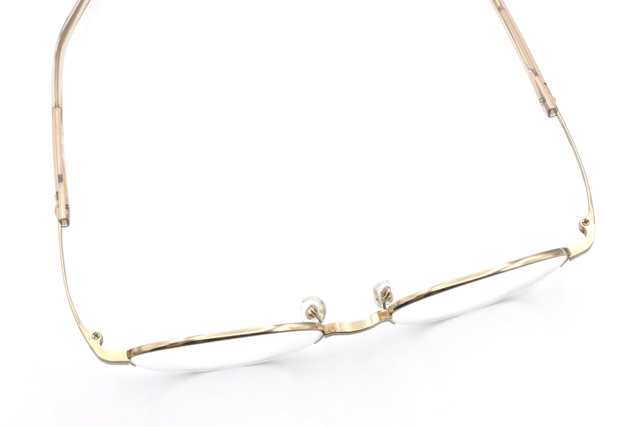 999.9(フォーナインズ) S-657T-1022ホワイトゴールド/ライトブラウン