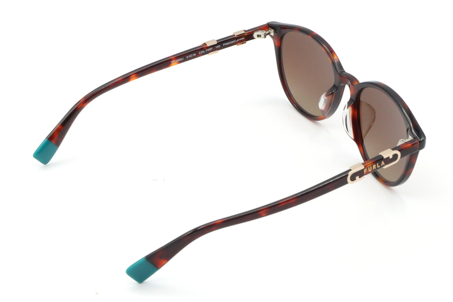 FURLA(フルラサングラス) SFU 850J-745Pシャイニーブラウンハバナ(51