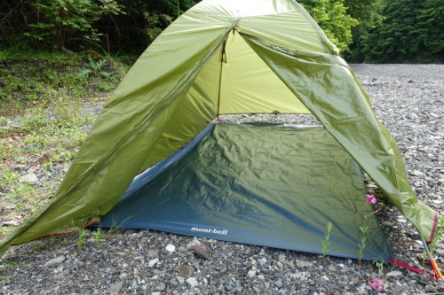 ステラリッジ2型 インナーテントを使わないシェルター運用をやってみた