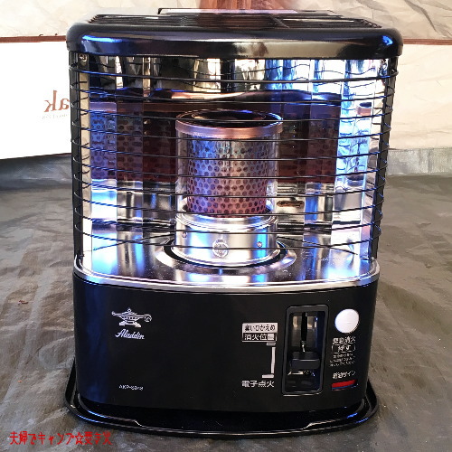 アラジン 石油ストーブ AKP-S248 2021年製 ブラック　アダプター付き アラジン（Aladdin） AKP-S248 石油ストーブ [木造7畳まで