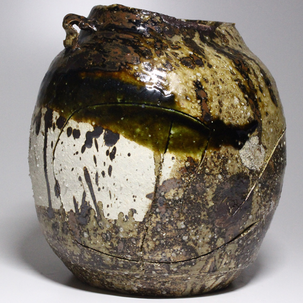 鯉江良二 作 「MASK」ガラス作品 共箱 希少作品 キズあり 鯉江良二 作