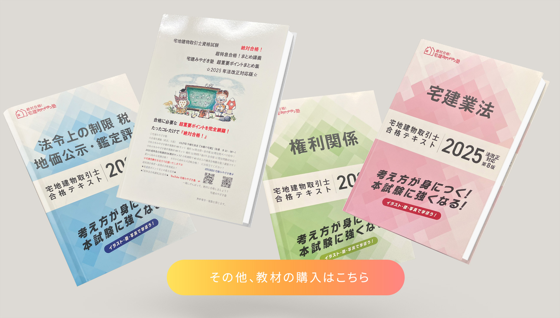 2025年 宅建 テキスト みやざき塾 宅建みやざき塾 合格テキスト 3冊セット