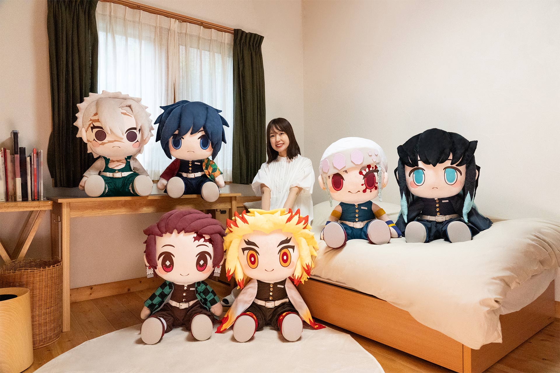 どきゅーとぷち アニメ「鬼滅の刃」 特大ぬいぐるみ 宇髄天元｜TAITO