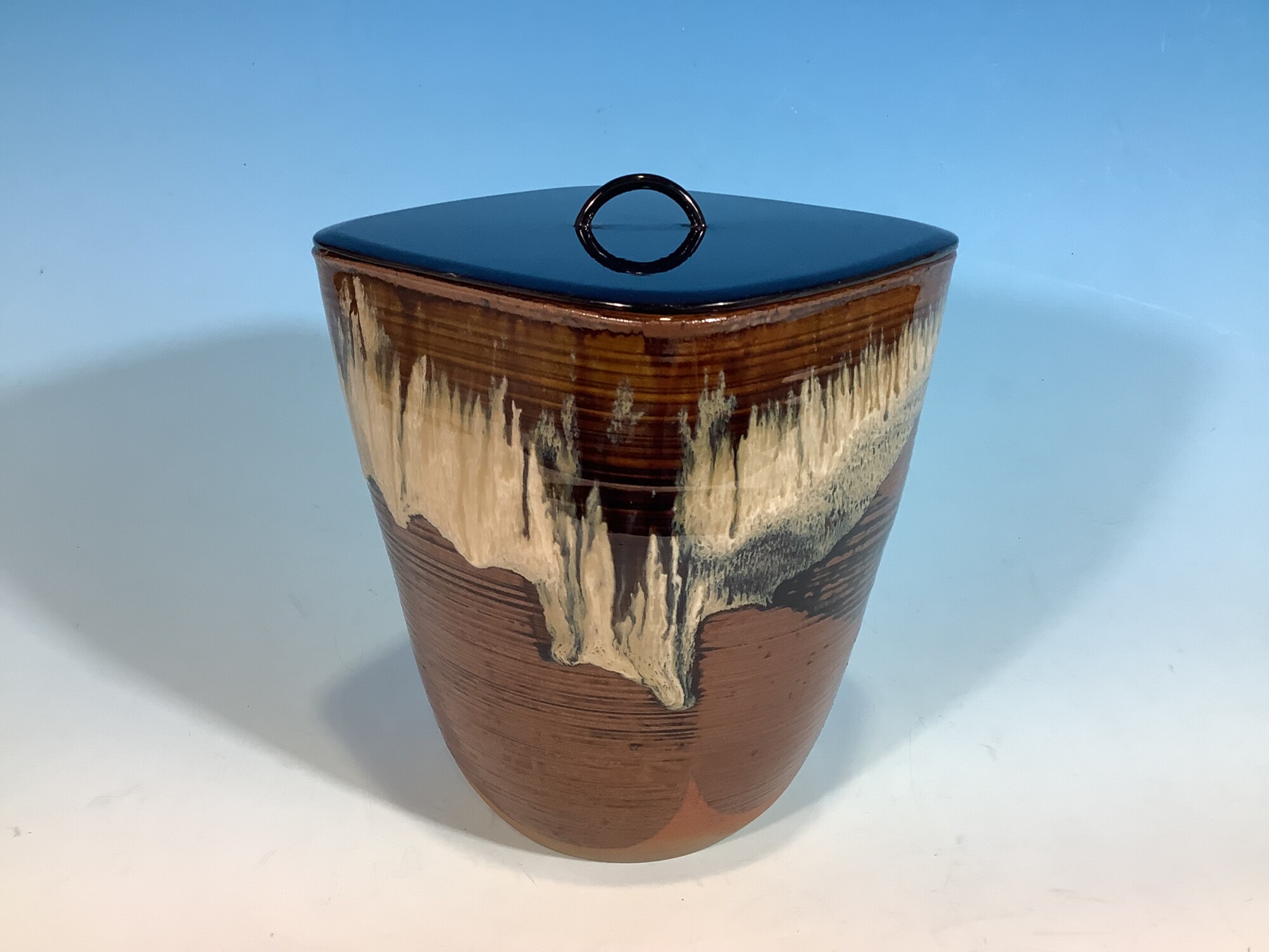 水指 高取焼 菱 高取八山作 | 泰山