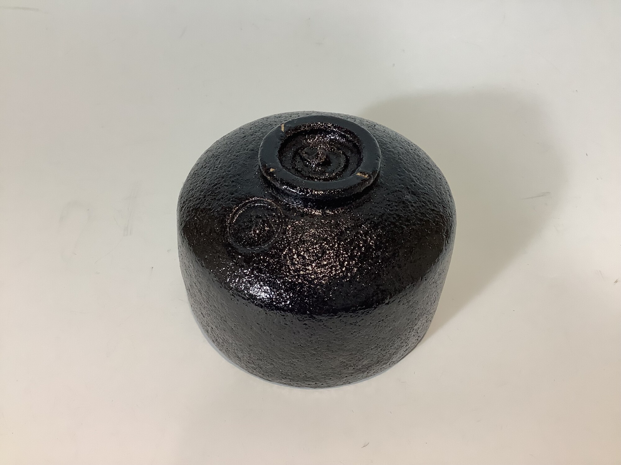 茶碗 黒楽 三代小川長楽作 | 泰山