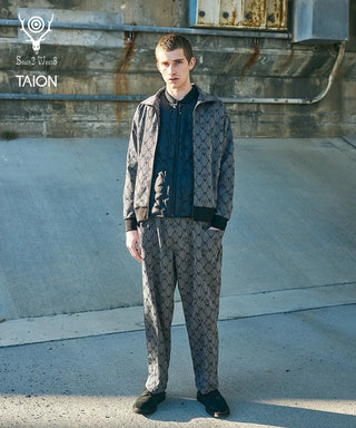 South2 West8(サウスツーウエストエイト) クルーネック ジップダウン