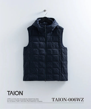 ベーシック Wジップ ダウンフードベスト – TAIONインナーダウン公式