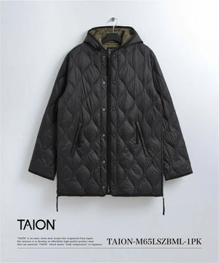 ミリタリー M65 Wジップ ダウンパーカー-ソフトシェル – TAIONインナー