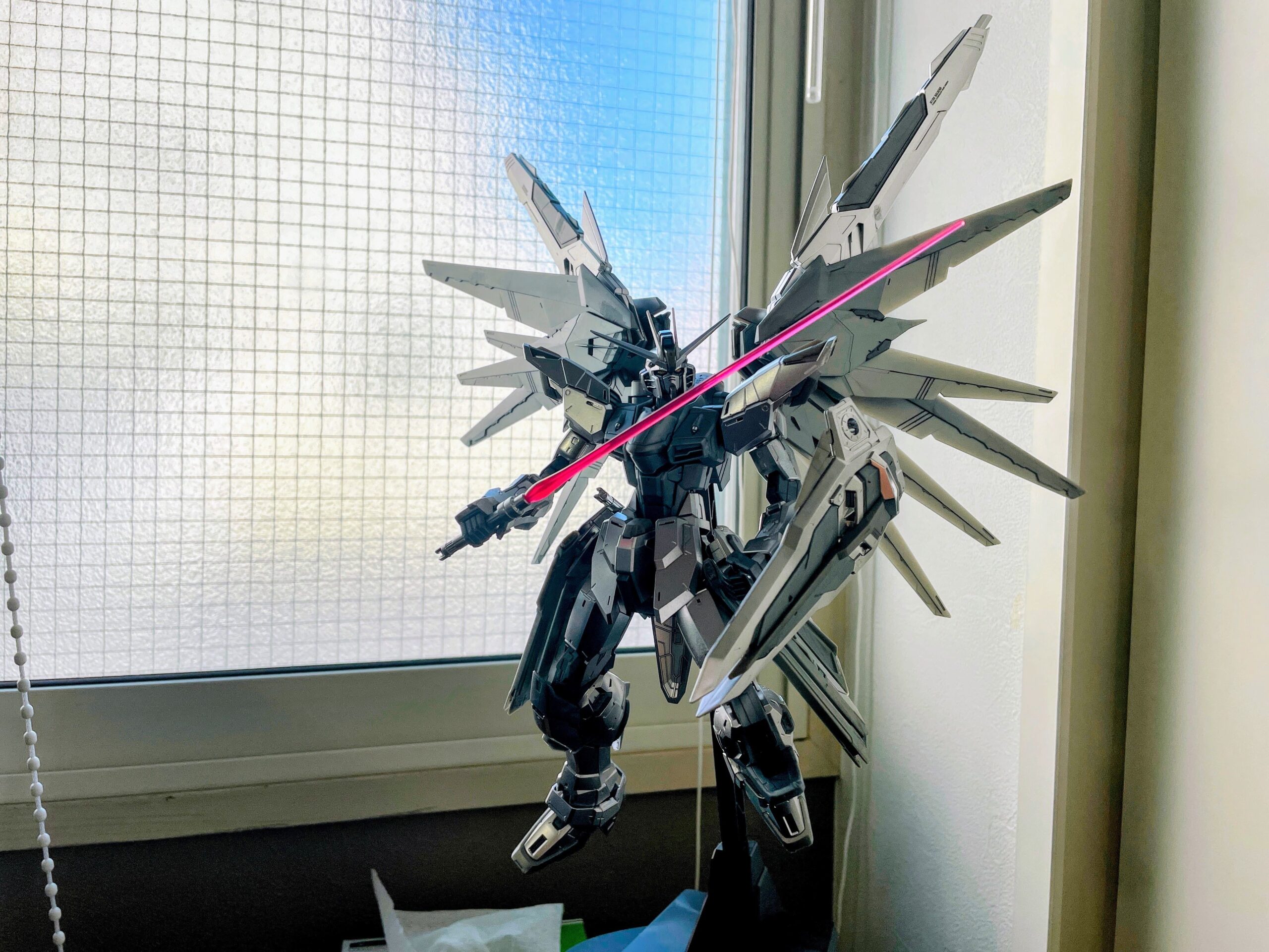 MG 1/100 フリーダムガンダム Ver.2.0[シルバーコーティング] - 趣向びより