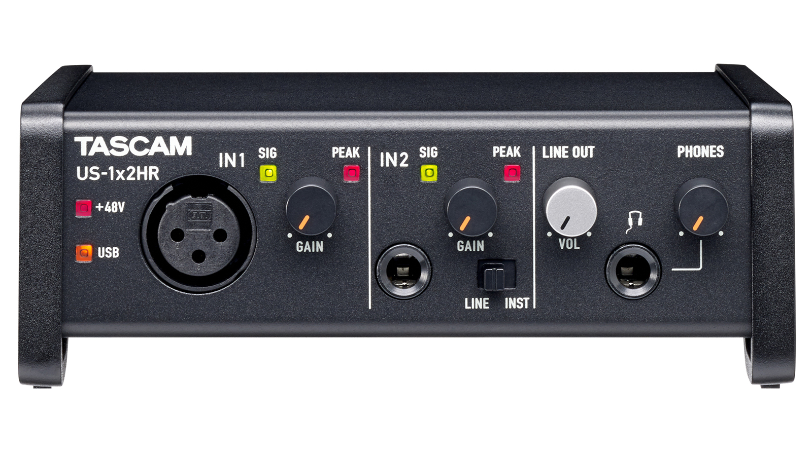 US-1x2HR | 1Mic, 2IN/2OUT High Resolution Versatile USB Audio